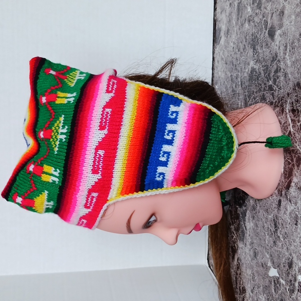 Peruvian Chulla Winter hat - Picture 2 of 9